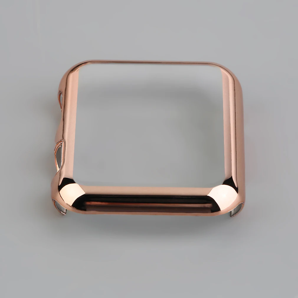 

new Super Slim Electroplate Metal Plated Hard Cover For iWatch 38mmCase