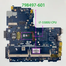 

798497-601 798497-001 798497-501 LA-B181P UMA w I7-5500U CPU for HP ProBook 440 NoteBook PC Laptop Motherboard Mainboard