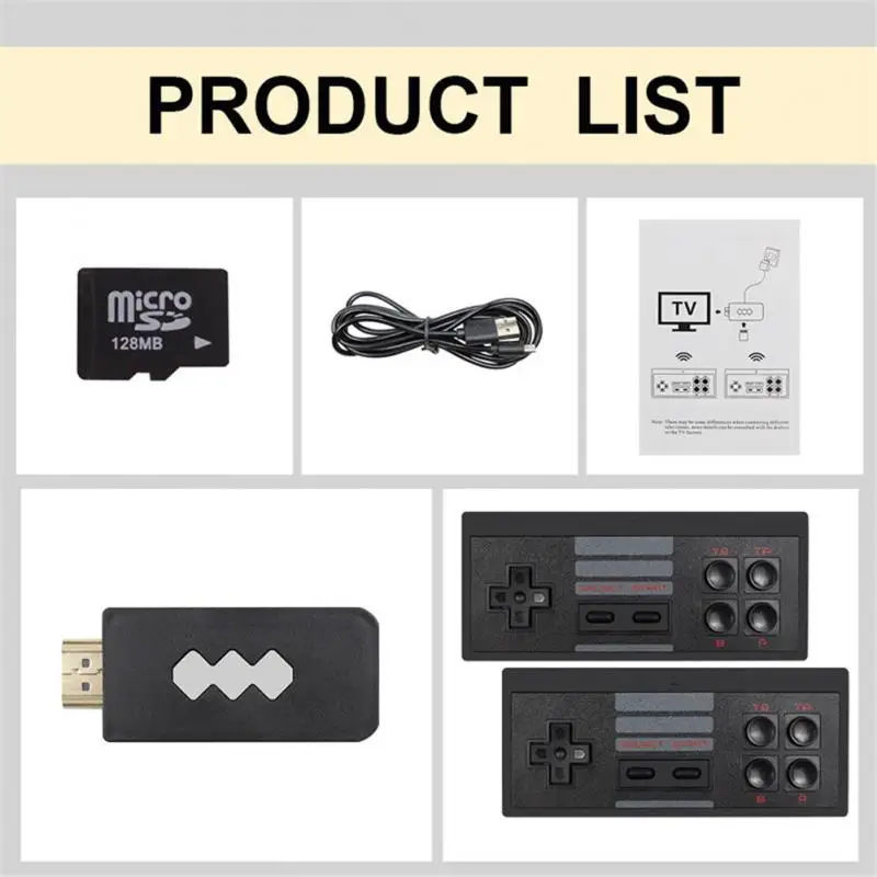 Built-In 620 Games Mini TV Game Console 8 Bit Retro Classic Handheld Gaming Player AV Output Video Game Console Children's Gift