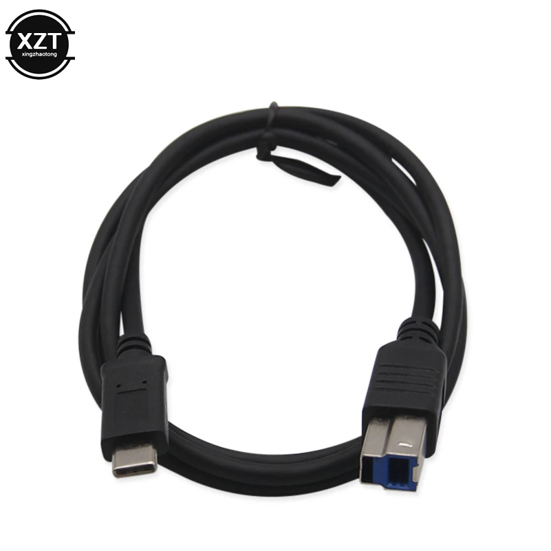 Кабель со штыревым разъемом usb type C к USB 2,0 BM для передачи данных для телефона Macbook, ноутбука, принтера, жесткого диска, кабель сканера