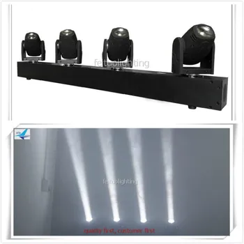 

DJ led beam moving bar light white color 4 head scanner light 4x 10w dmx led beam moving head
