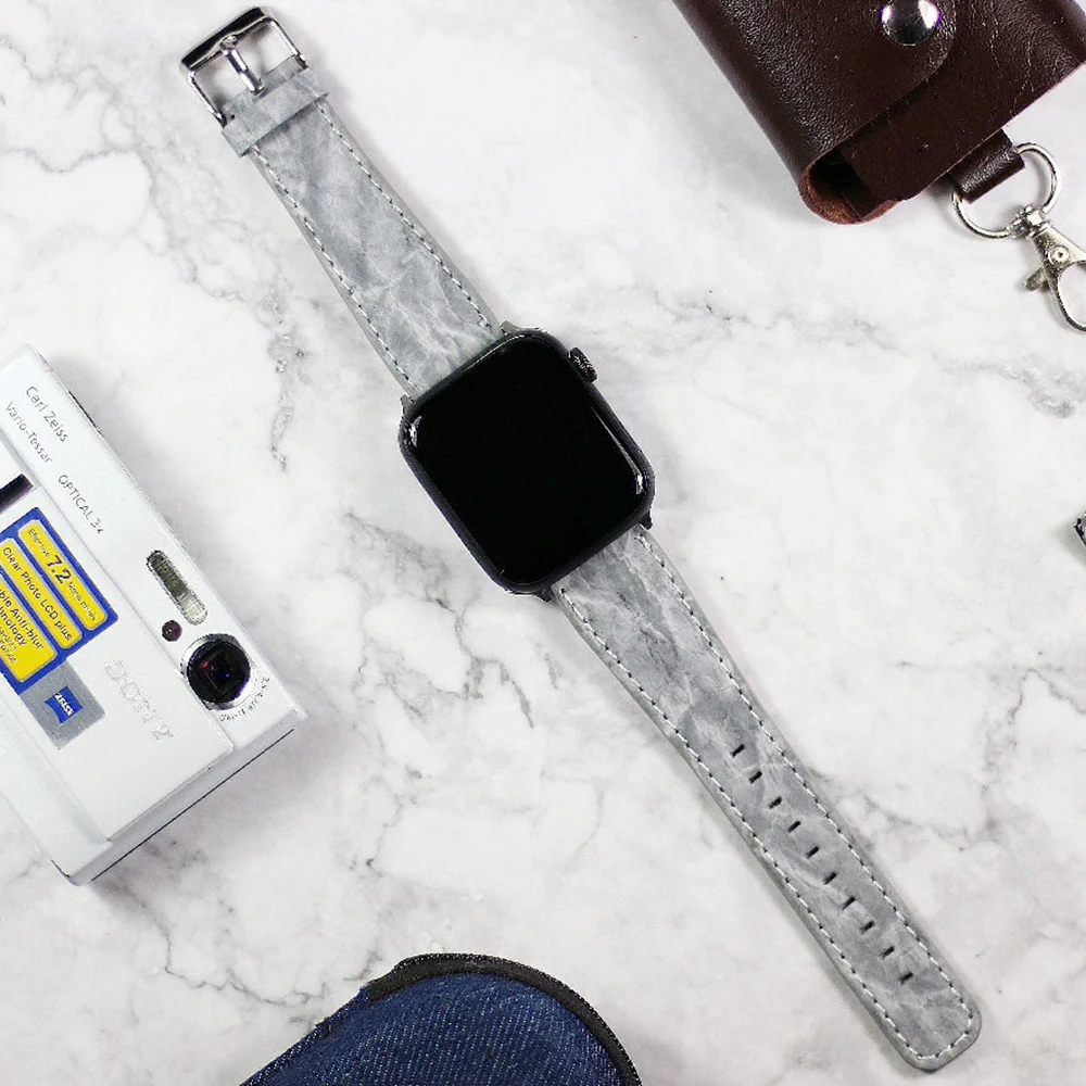 Модный ремешок из натуральной кожи для Apple Watch 5, 4, 3, 2, 1, ремешок 44 мм, 40 мм, 42 мм, 38 мм, ремешок для iWatch 5, 4, 3, 2, 1