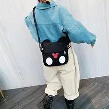 Модная сумочка Минни Микки, Детская сумка через плечо, мультяшная Холщовая Сумка, Детская маленькая сумка для хранения, Детская сумка