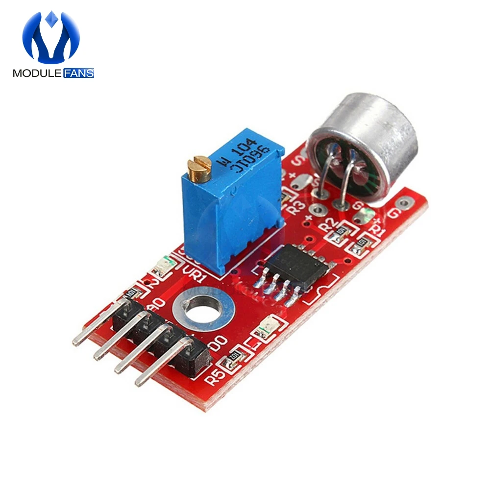 2PCS Neu Analog Sound Sensor Board Mikrofon MIC Regler Für Arduino 
