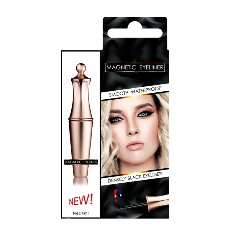 Wholesale Waterproof Smudge-Proof Easy to wear Eyeliner Liquid For Magnetic Eyelashes Long-lasting Magnetic Eyeliner Liquid
