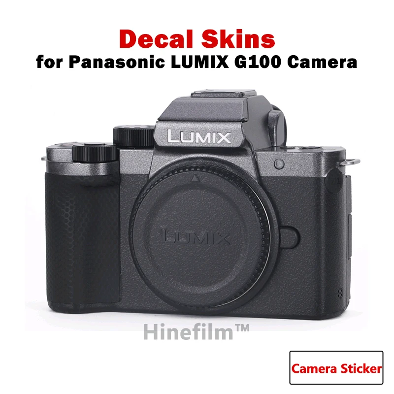 Decal Skin Per G100 Pellicola Avvolgente In Vinile Resistente Ai Graffi Per Panasonic Lumix G100 Pellicola Protettiva Per Fotocamera Antigraffio