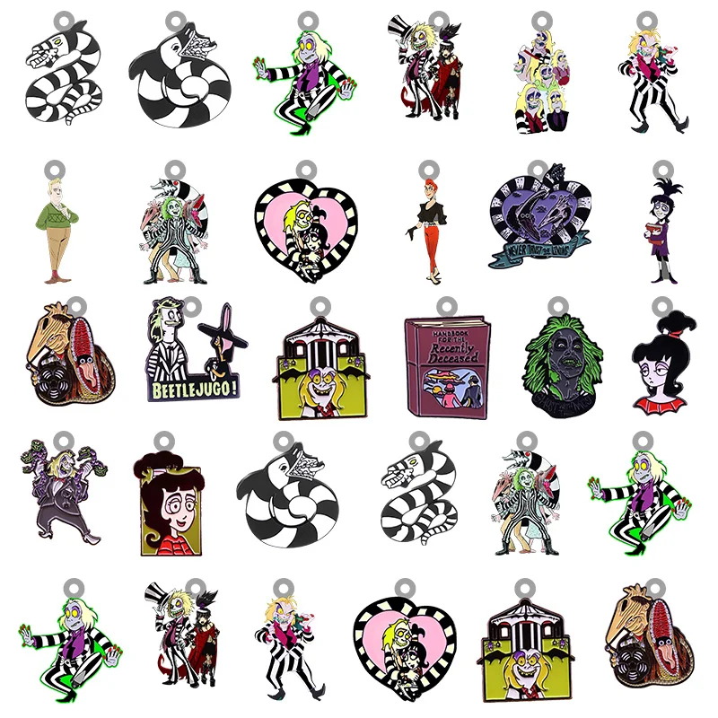 Акриловые аниме-подвески от Beetlejuice подвески из эпоксидной смолы для сережек