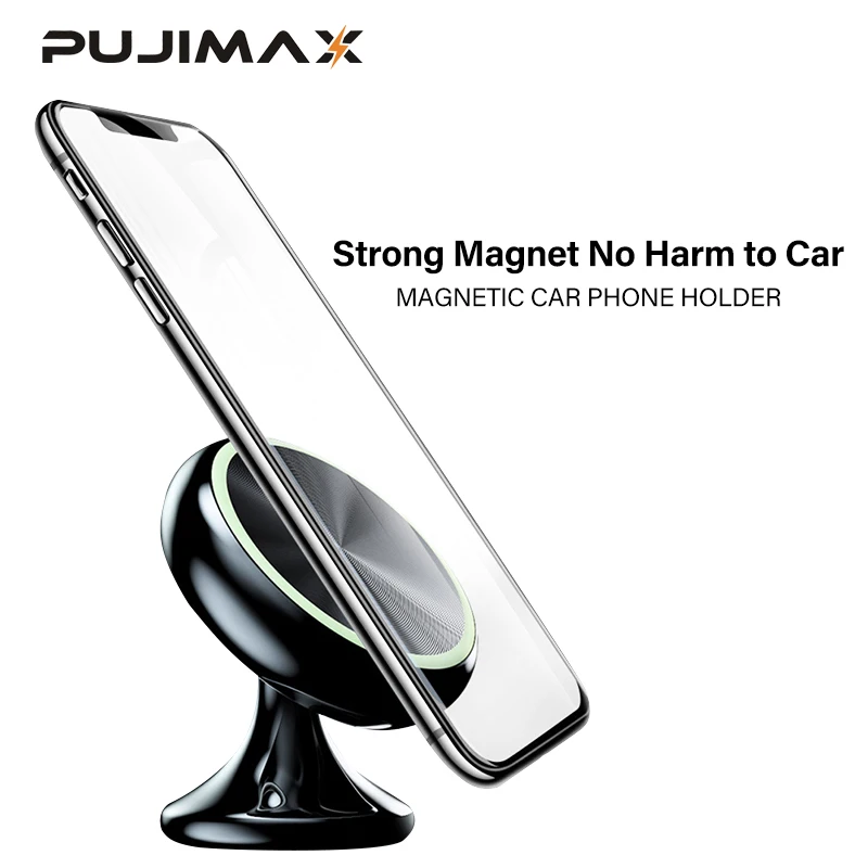 

PUJIMAX Magnetic Phone Holder 360 Degree Magnet Cell Phone Stand Holder in car for iPhone x Xiaomi Samsung Huawei Car bracket