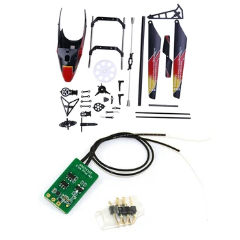 

2 Set Parts: 1 Set Mini Receiver Up to 16CH 1.6G Full Range & 1 Set Main Gear Connect Buckles Swashplate Tail Blade