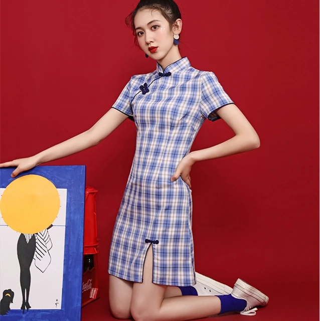 Фото летнее платье в китайском стиле винтажные повседневные платья цена