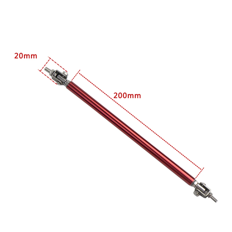 Универсальный adjustable100 мм/200 мм гоночный передний бампер для губ разделительная штанга распорка галстук бар комплект для обслуживания