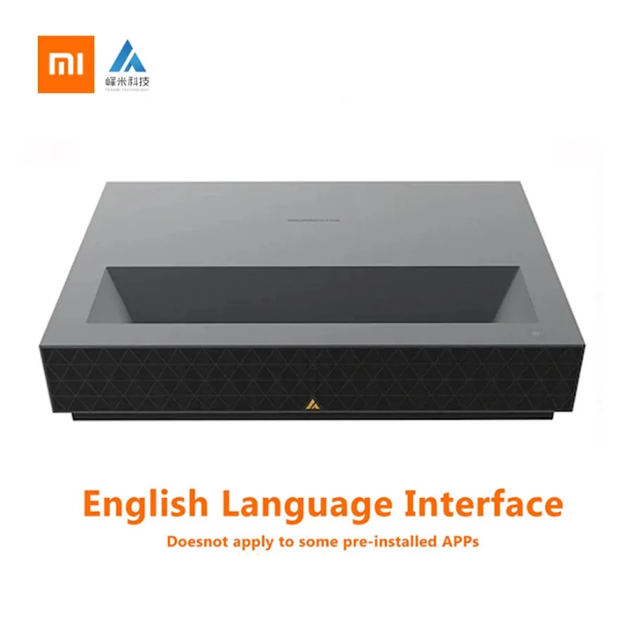 Лазерный проектор Xiaomi Fengmi 4K Cinema Pro 2400 ANSI люменов FengOS для ТВ большой экран 150 дюйма