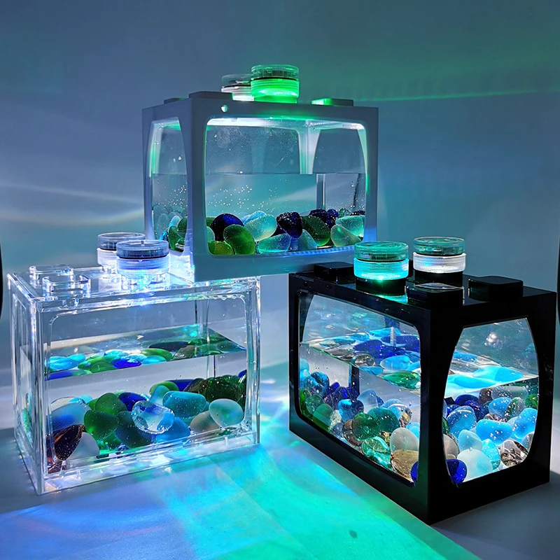 samenvoegen Wens Correspondent Desktop Aquarium Aquarium Voldaan Licht Batterij Type Kleine Vechten  Aquarium Kantoor Mini Vechten Aquarium Aquarium Benodigdheden|Aquariums &  reservoirs| - AliExpress