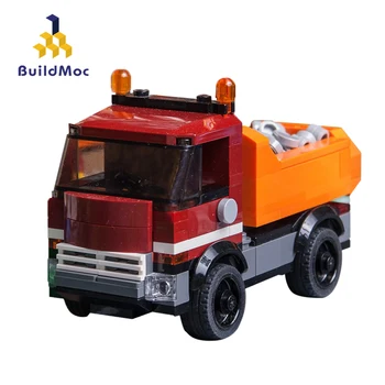 

Buildmoc Dump Truck Building Blocks compatible technic Technic Tipper Car City Engineering Construction Bricks Toys Children