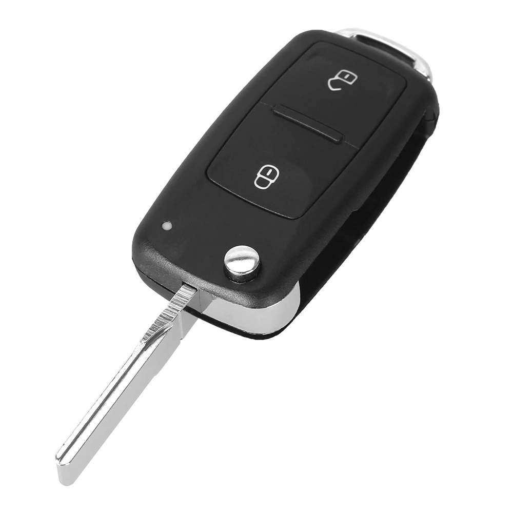 KEYYOU 10 шт. 2/3 кнопочный флип чехол для VW Volkswagen Golf Mk6 Tiguan Polo Passat|Ключ от авто| |