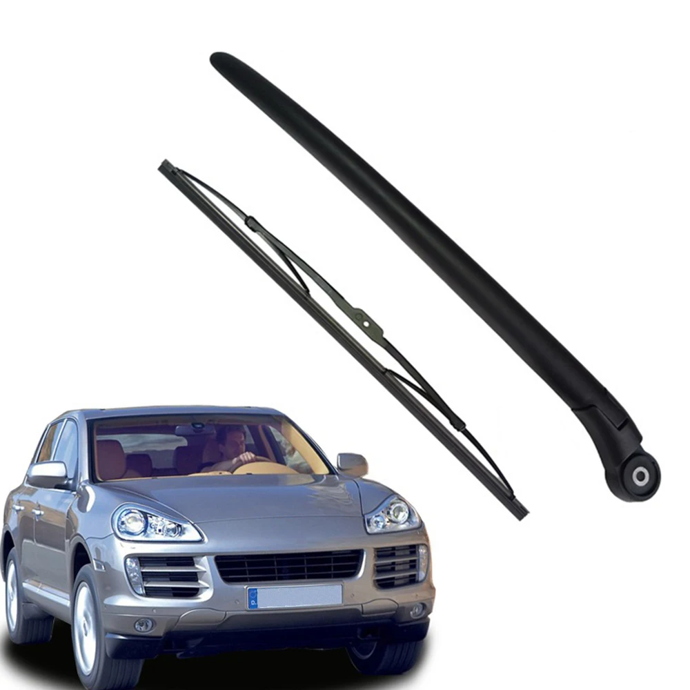 

JEAZEA 2Pcs Car Black Plastic Rear Windshield Wiper Arm Blade Fit for Porsche Cayenne 2003 2004 2005 2006 2007 2008 2009 2010