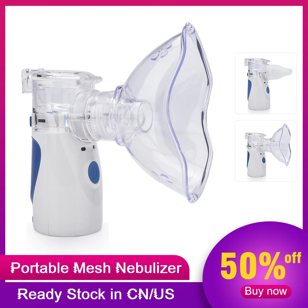 Home Ultrasonic Nebulizer Portable Inhalers Nebulizer Mist Discharge Asthma Inhaler Mini Automizer Respirator Humidifier Kit