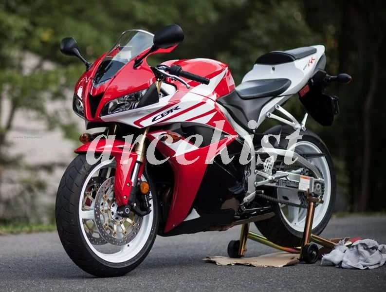 4 подарки литья под давлением ABS Полный обтекатели, пригодный для HONDA CBR600RR F5 2009 2010 2011 2012 09 10 11 12 тела набор красный