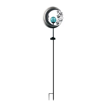 

Solar Powered Garden Lights - Outdoor Decorative Moon Light - Metal Waterproof Solar Garden Light for Pathway, Lawn