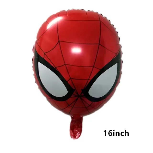 Heros Baby Shower мальчик герой воздушный шар Капитан Америка Человек-паук голова фольги воздушные шары для счастливого дня рождения звезды вечерние украшения - Цвет: 1pc