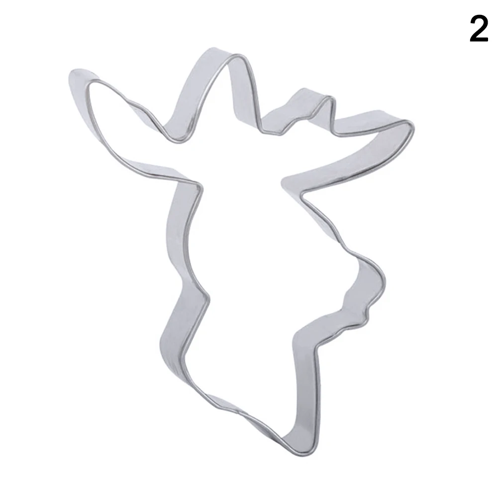 Форма для торта и печенья резак голова оленя Олень нержавеющая сталь DIY помадка