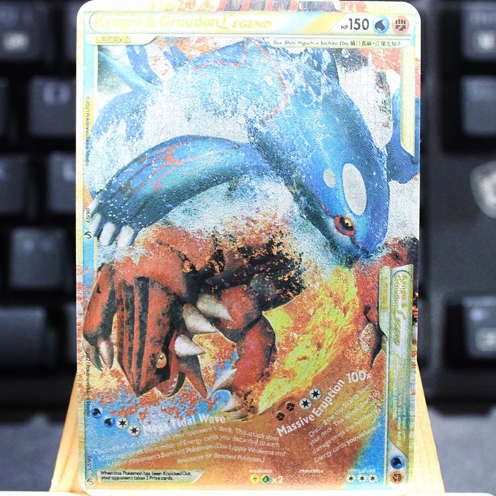 9stks/set Pokémon Hot Stamping Card Kyogre Rayquaza Ho-oh Pokémon Legendary  Bonding Beast Coarse Flash Craft Card - Game Collection Cards - AliExpress