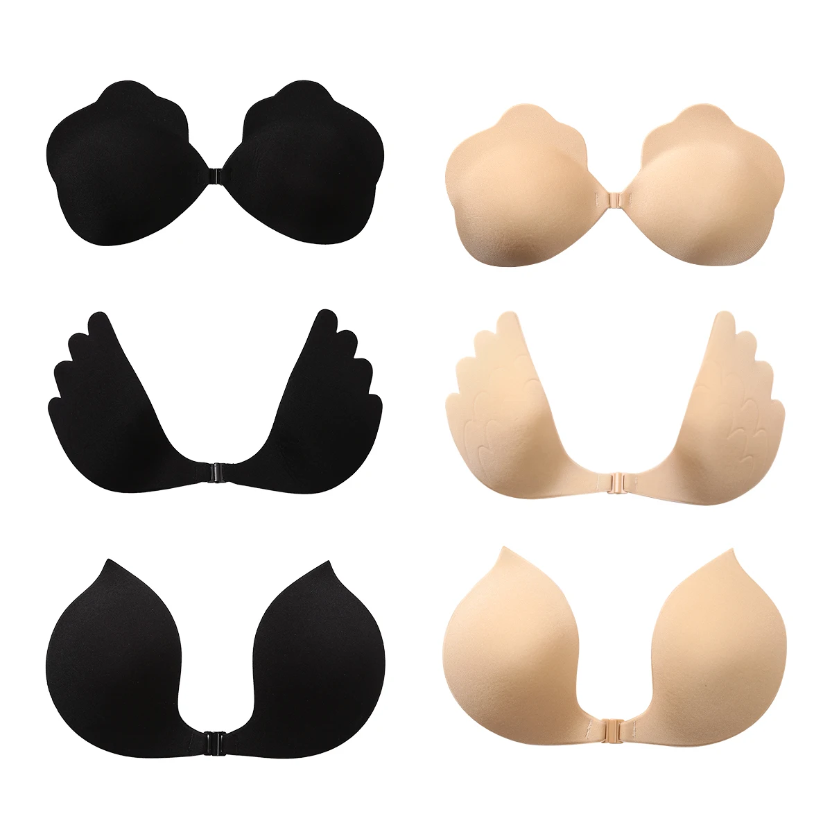 Women Strapless Silicone Bra Top Self Adhesive Backless Sticky