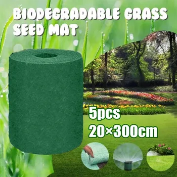 

3/4/5pcs 20*300cm Biodegradable Grass Seed Cushion Ecological Blanket Biodegradable Grass Seed Mat
