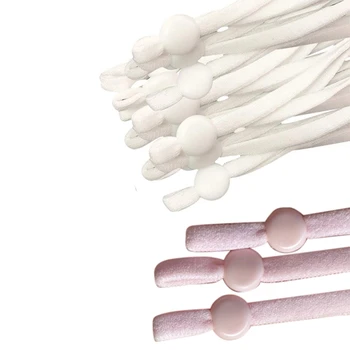 

300Pcs Colorful High-Elastic Band Elastic Rope Rubber Band Elastic Line DIY Pink & 300Pcs White