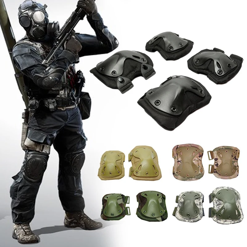 Tactical Combat ElbowPads Knee Pad Protective Clothing Camouflage Outdoor