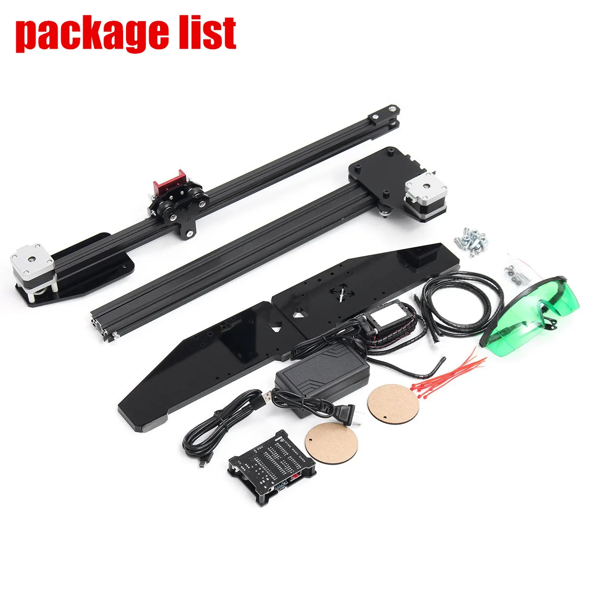 

Newest 40*30cm 500mw 2Axis A3 Laser Engraving Cutting Engraver CNC Home DIY Cutter Printer Using Stepper Motor Machine Tool
