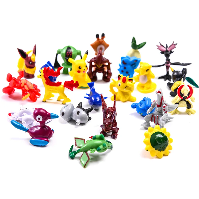 10/шт PokeBalls экшн и игрушка Фигурки 7 см шары + 10 шт figur случайные мини фигурки внутри