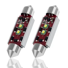 Светодиодный фонарь для салона автомобиля, лампа для крыши, лампа для номерного знака, лампа для чтения, 3030-2 лампы