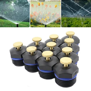 

10pcs/Set Degree Pop up Sprinklers Plastic Lawn Watering Sprinkler Head Adjustable Garden Spray Nozzle