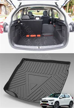 

Puou Non-Slip Waterproof For Citroen C3-XR 2015-19 Mat Rear Trunk Liner Cargo Floor Tray Carpet Guard Protector Car Accessorie