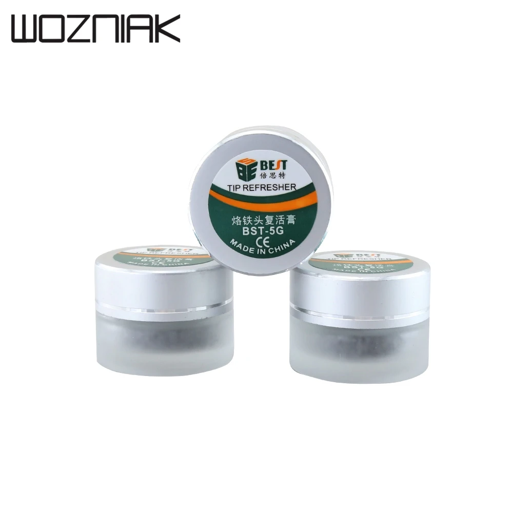 

BST-5G Soldering Tips Tinner Refresher Soldering Iron Oxide Paste for Solder Iron Tip Head Resurrection Soldering Acessory