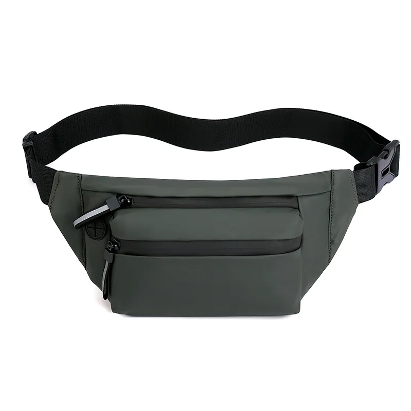 

2020 New Simple Fashion men's belt bag Lightweight Waterproof Outdoor Man waist bag MultiFunction Solid men's fanny pack