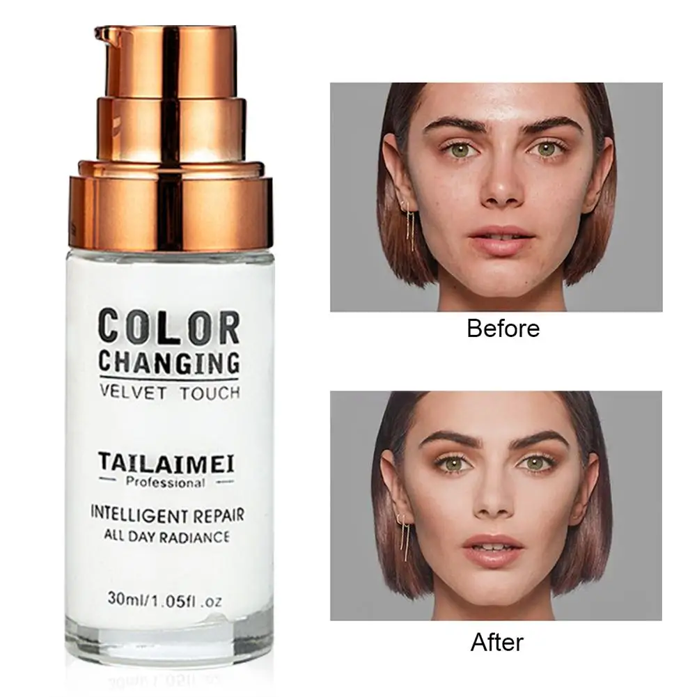 

Facial Make Up - Color Changing Liquid Foundation Brighten Portable Concealer Lasting And Not Easy To Swap Makeup