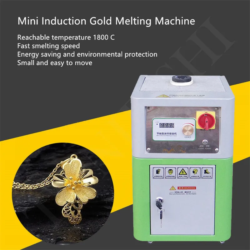 mini induction gold silver melting furnacer jewelry tools 220v smelting machine induct heater | Инструменты