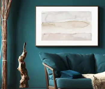 

Watercolor abstract Art canvas Poster Home Decor 12x18 24x36inch