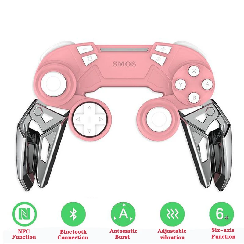 

WUIYBN Wireless Switch Controller Gamepad Game Joystick With NFC Dual Vibration For Nintendo Switch/Switch lite Game Console