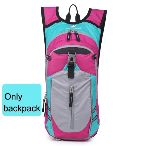 Only backpack Бег рюкзак Trail Для мужчин Для женщин изолированные Горячие гидратационная емкость для марафона жилет гидратации пакет 18L Велоспорт Пеший Туризм Спорт на открытом воздухе сумка - Цвет: Only backpack