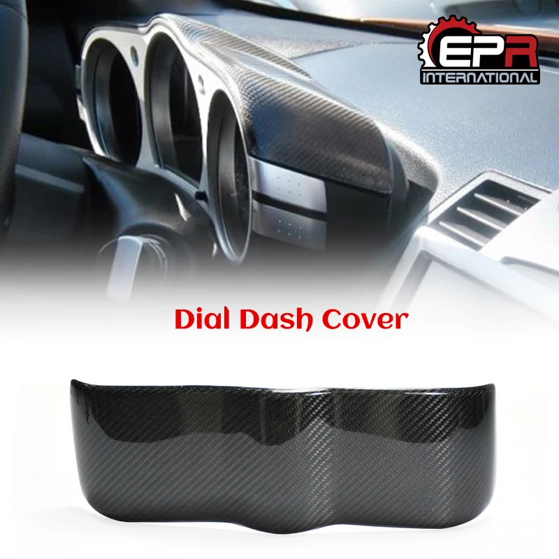 Car-styling Dial Dash Cover Instrument Garnish Z33 Interior Trim Glossy Carbon Fiber Car Accessories Aero Parts for Nissan 350Z
