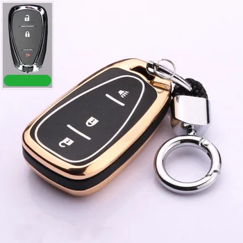 

For Chevrolet For Cruze spark Equinox camaro Volt Bolt Trax Malibu XL2016-18Accessories Hot SaleZinc alloy Luminous Car Key Case