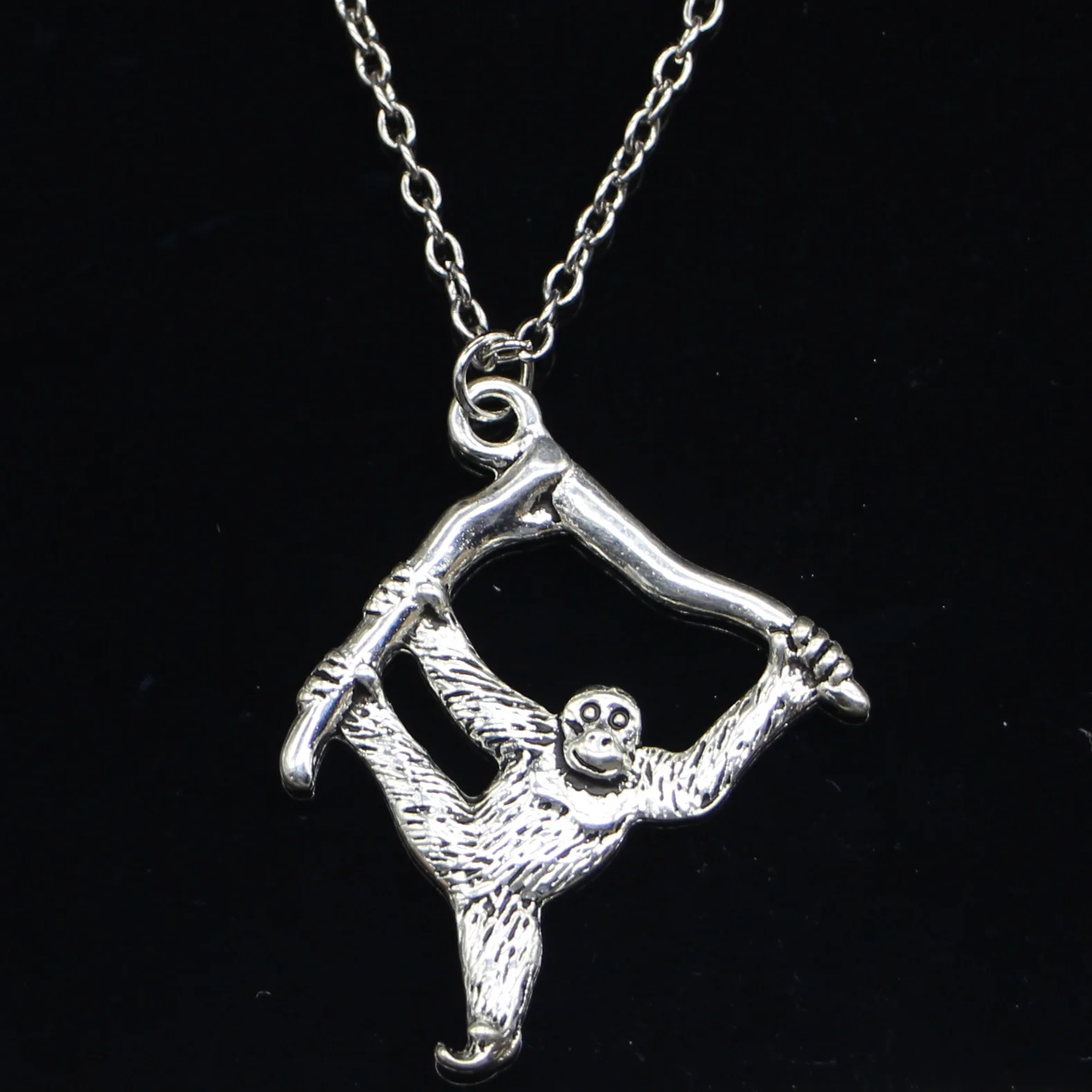 20pcs New Fashion Necklace 39x32mm hanging monkey Pendants Short Long Women Men Colar Gift Jewelry Choker | Украшения и