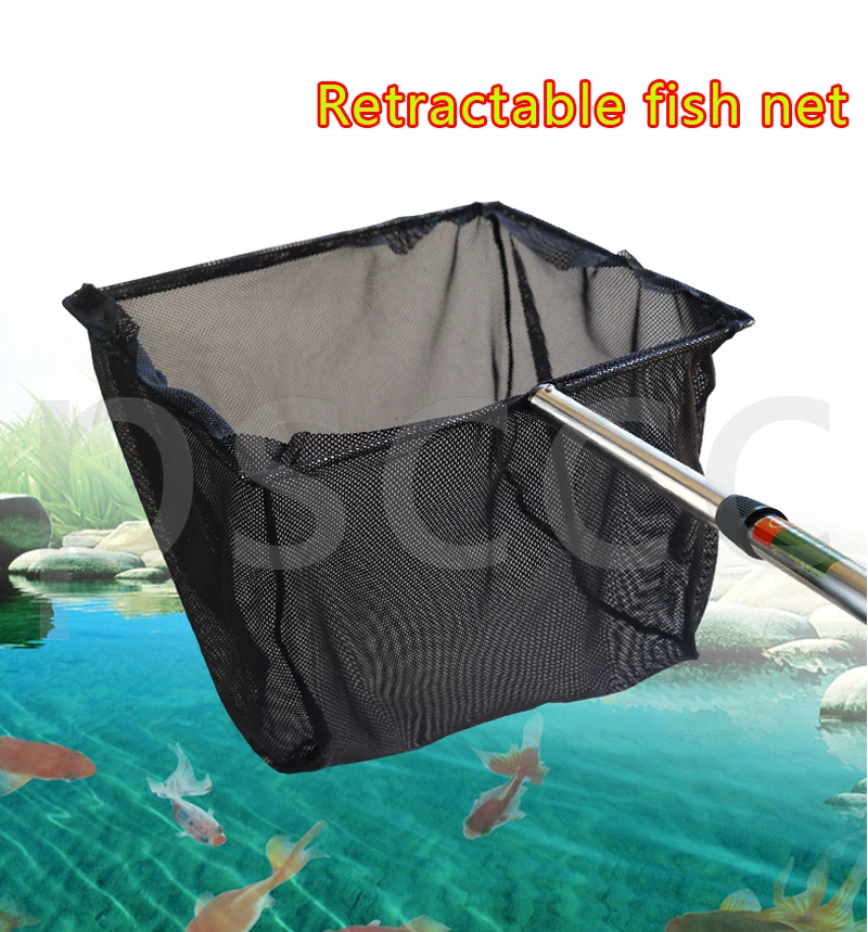 Aquarium Large Fish Koi Fishing Landing Nets Catching Soft Mesh