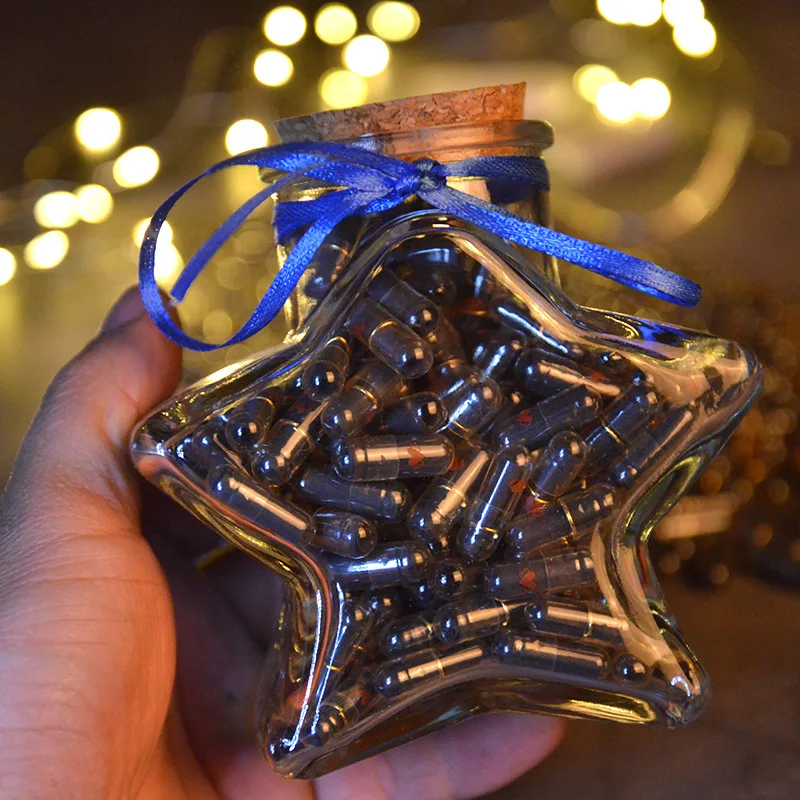 100 Pcs Expression Message Capsule Valentines Day Gift Party Favors Wedding Birthday Supplies Girlfriend Boyfriend Gift