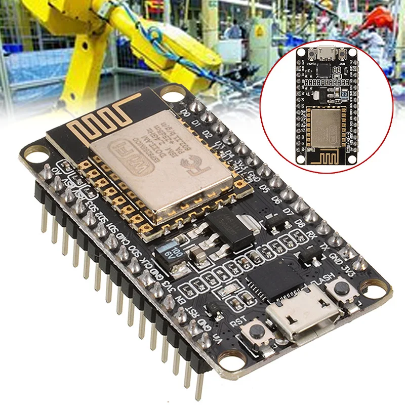 1 шт. беспроводной ESP8266 модуль макетная плата wifi Интернет электрические интегральные схемы CP2102 программируемый модуль