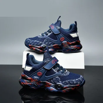 

High Quality Autumn Children's Shoes Breathable Sneakers for Boys Fashion Lightweight Soft Bottom Running Shoes