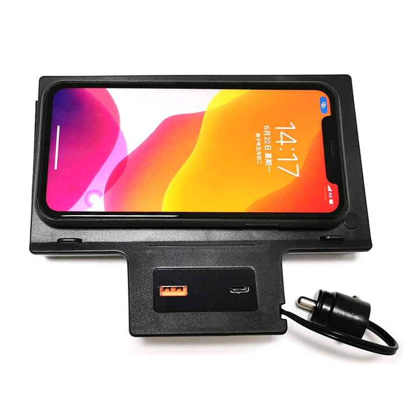 For Mercedes Benz CLA 2020 W177 W247 GLB A B Class 2019 2020 15w qi wireless charger phone charger charging plate accessories